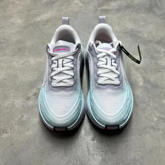 Nike Vomero Plus Wmn's White Blue Pink Running IM6682 159 - New - Picture 4 of 6